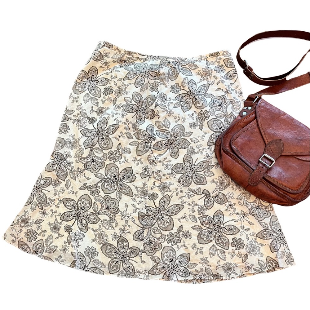 Vintage Ann Taylor Floral Skirt